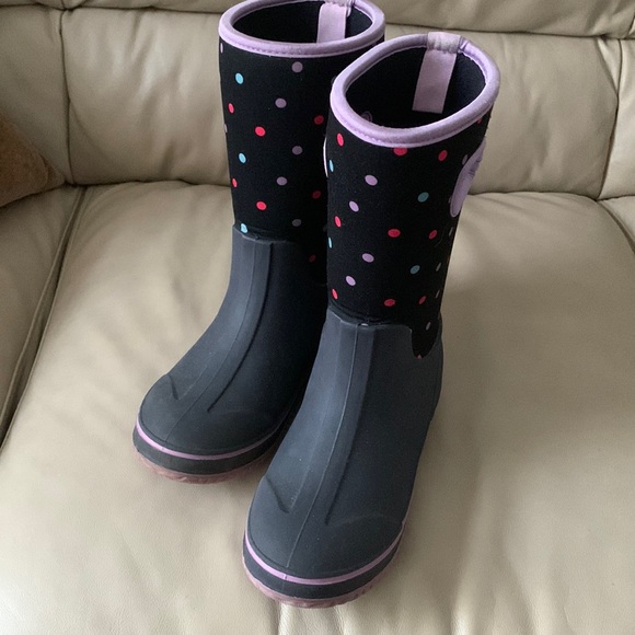 Kid Girls Neoprene Boots Size 3 - Picture 4 of 8